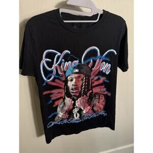 King Von What It Means To Be King small T-Shirt L Rap Tee Drill Hip Hop Trap RIP